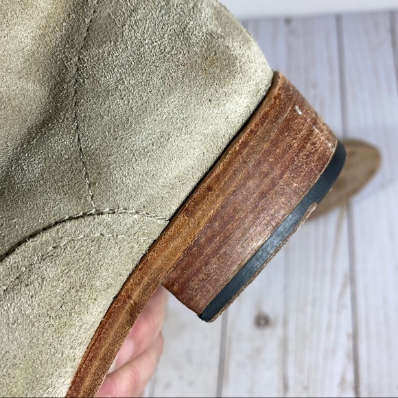 Johnston & Murphy Cream Suede Leather Ankle Boot 7.5 - Picture 11 of 15